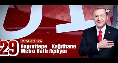 Gayrettepe-Kağıthane Metro Hattı açılıyor