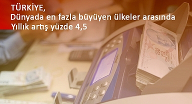 Türkiye ekonomisi 2023’te yüzde 4,5 büyüdü