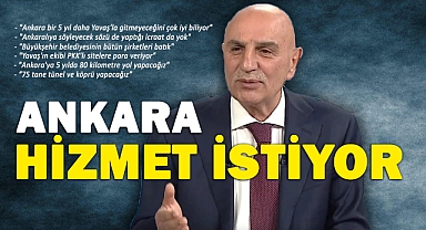 Turgut Altınok: Ankara Hizmet Bekliyor