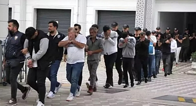 11 ilde 'Sibergöz-34' operasyonu: 49 şüpheli adliyede