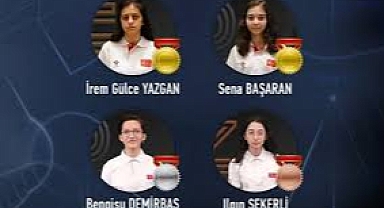 13. AVRUPA KIZLAR MATEMATİK OLİMPİYATLARINDA ALTIN BAŞARI