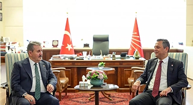 BBP Genel Başkanı Destici, CHP Genel Başkanı Özel ile görüştü