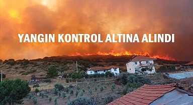Manisa'da çıkan orman yangını kontrol altında