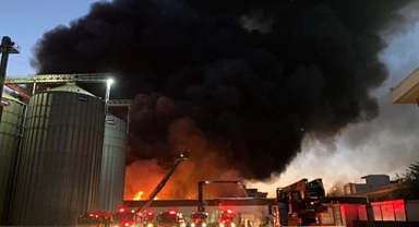 Gaziantep'te fabrika yangını