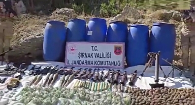 Gürz-12 Operasyonu: Terör örgütünün cephaneliğine ağır darbe