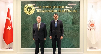 Murat Kurum, Mansur Yavaş'ı kabul etti