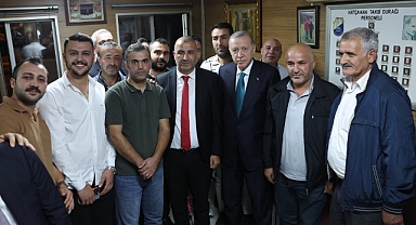 Başkan Erdoğan'dan esnaf ziyareti!