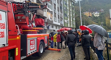 Rize'de heyelan: 1 ölü 4 yaralı