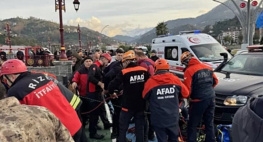 Rize'de trafik kazası: 10 öğrenci yaralandı!