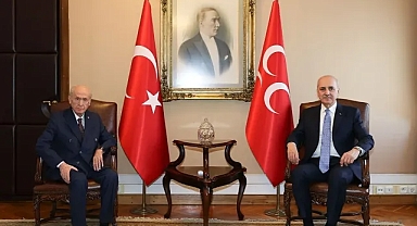 Bahçeli'yi ziyaret eden Kurtulmuş'tan siyasi partilere sürece ortak olma çağrısı