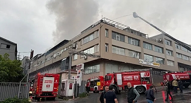 Eyüpsultan'da tekstil fabrikasında yangın