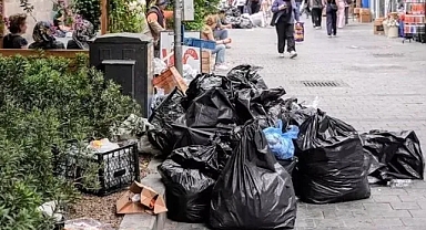 Sokaklarda çöp yığıntıları oluştu!