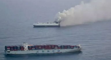 ABD'de 3 binden fazla aracı taşıyan kargo gemisi battı