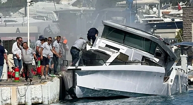 Bodrum'da teknede patlama: 3 yaralı