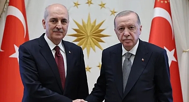 Cumhurbaşkanı Erdoğan, TBMM Başkanı Kurtulmuş İle Görüştü