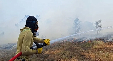 Bolu'da orman yangını çıktı