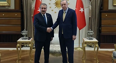 Cumhurbaşkanı Erdoğan, Mustafa Destici'yi kabul etti