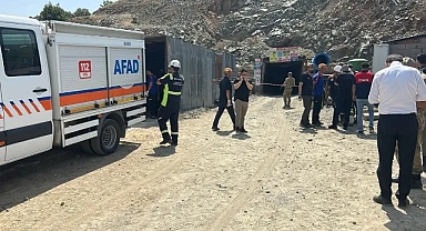 Elazığ'da Maden Ocağında Göçük: 1 İşçi Mahsur Kaldı