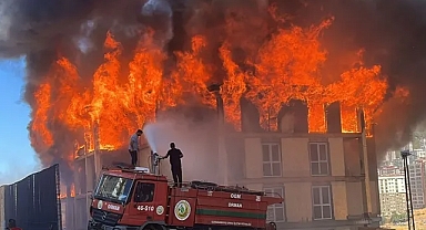 Kahramanmaraş'ta Orman Genel Müdürlüğü Binasında Yangın