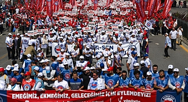 Memur-Sen'den Anadolu Meydanı'nda zam mitingi: 'Refah payı ve oransal zam istiyoruz'