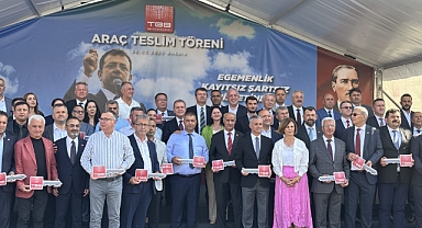 TBB, Belediye Hizmetlerini Güçlendiriyor: 54 Araç Sahiplerine Ulaştı