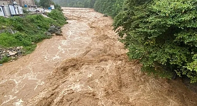 Rize’de Sağanak: Derelerin Suyu Yükseldi, Heyelanlar Yaşandı