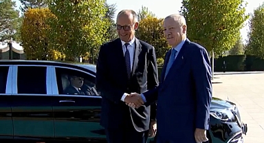 Cumhurbaşkanı Erdoğan Almanya Başbakanı Merz, Resmi Törenle Karşıladı