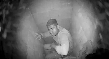 Kablo çekerken düştüğü havalandırma boşluğundan, duvar kırılarak kurtarıldı