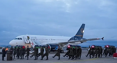 Ankara’da düşen uçakta hayatını kaybeden Libya heyeti için tören düzenlendi