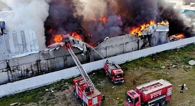 Silivri'de Botaş Tesislerinde Yangın