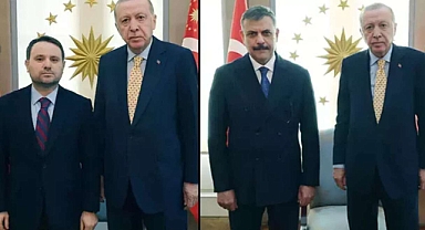 Erdoğan, Akın Gürlek Ve Mustafa Çiftçi İle Görüştü