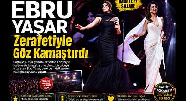 Ebru Yaşar Harbiye'yi salladı: Zarafetiyle göz kamaştırdı! 