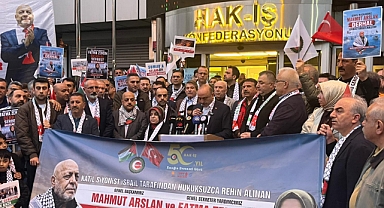 HAK-İŞ GENEL BAŞKANI MAHMUT ARSLAN VE GENEL SEKRETER YRD FATMA ZENGİN GLOBAL SUMUD FİLOSUNDA ALIKONULMUŞTUR.