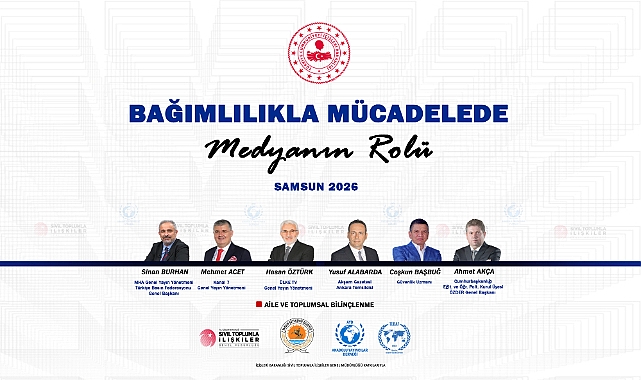 Bağımlılıkla Mücadelede Medyanın Rolü Paneli Samsun’da Yapılacak