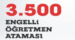 3 bin 500 engelli öğretmen ataması yapılacak