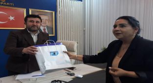 Aday adayı Özdemir’den Milas İlçe Başkanlığını ziyaret…