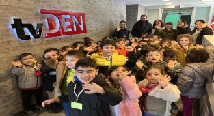 Aydınlı Minikler Denge Medya Grup’u Ziyaret Etti