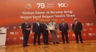 Başkan Arslan Şeref Madalyası ile ödüllendirildi