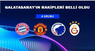 Galatasaray'ın Şampiyonlar Ligi'nde rakipleri belli oldu
