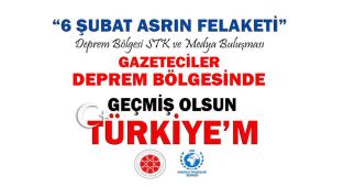 Gazeteciler ve STK Temsilcileri Deprem Bölgesinde