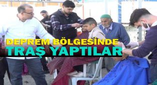 Gönüllü Berberler Miniklere İlk Saç Traşını Yaptı