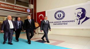 Koç ve Güler, ADÜ Rektörü'nü ziyaret etti