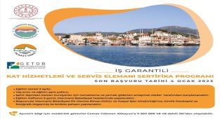 Marmaris Belediyesinden İş Garantili Kurs