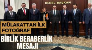 Mülakattan İlk Fotoğraf! Birlik Beraberlik Mesajı