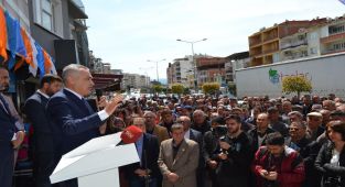 Savaş’a memleketi Çine’de yoğun ilgi