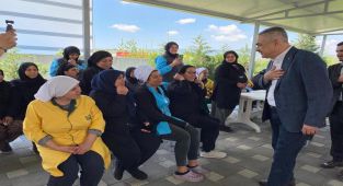 Savaş, Germencik'te vatandaşlarla buluştu