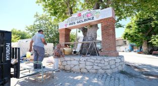 SEYDİKEMER BELEDİYESİ’NİN DESTEKLERİYLE YAPILAN GİRİŞ KAPISI TAMAMLANDI