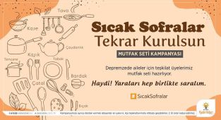 Sıcak Sofralar Tekrar Kurulsun” Mutfak Seti Kampanyası