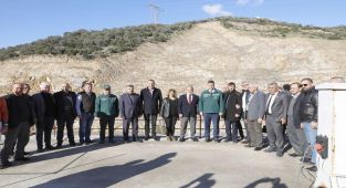 Sökeli oda başkanları Sarıçay Barajı'nda incelemelerde bulundu