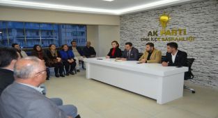 Tuncer, AK Parti Çine İlçe Teşkilatını ziyaret etti